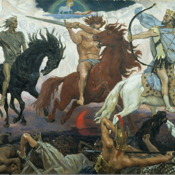 Viktor Vasnetsov: Apokalypsens fyra ryttare