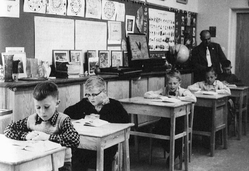 Stora Vika skola - 1950-tal