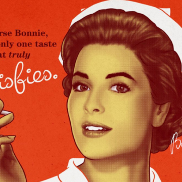 Smoking nurse Bonnnie