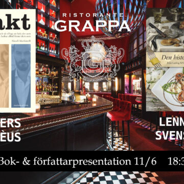 Bok- & författarpresentation på Grappa