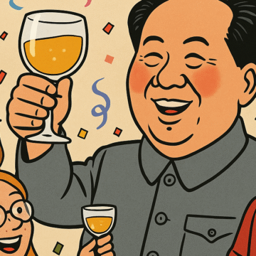 Mao Zedong på party