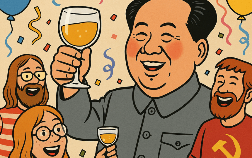 Mao Zedong på party