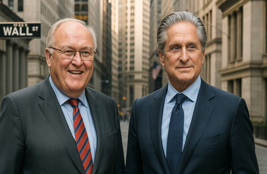 Göran Persson & Gordon Gekko på Wall Street.
