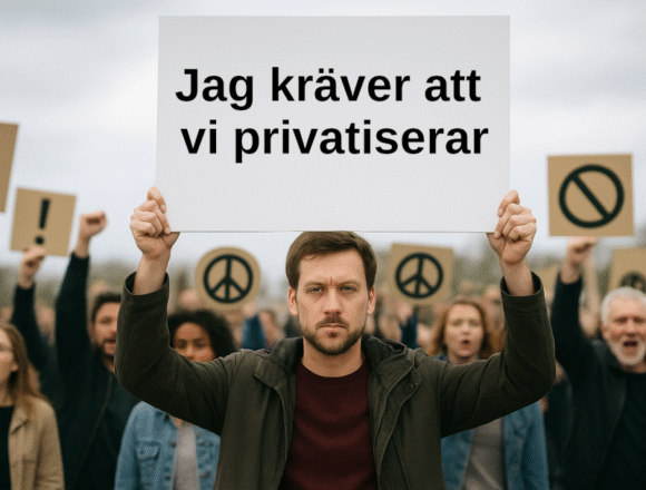 Jag kräver att vi privatiserar Jag kräver att vi privatiserar