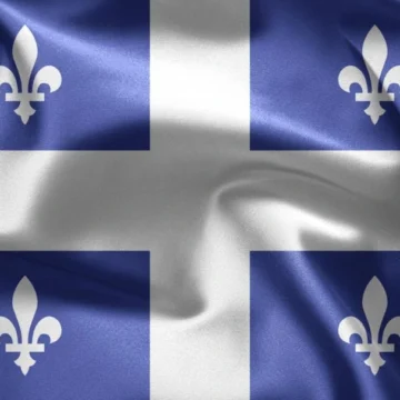Quebecs flagga